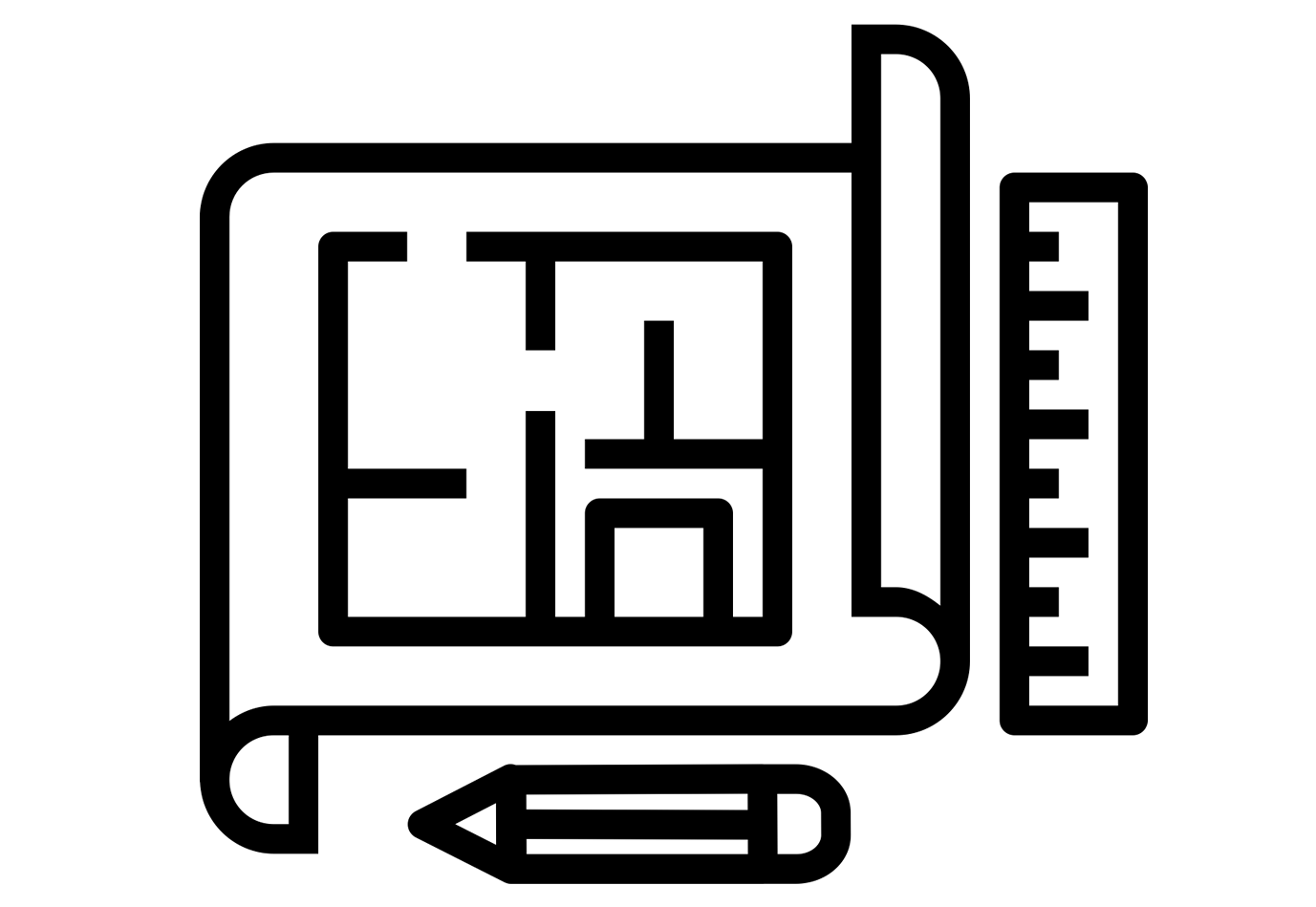 Planos de planta esquemáticos